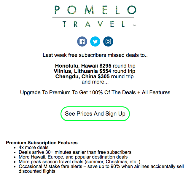 Pomelo Travel Email