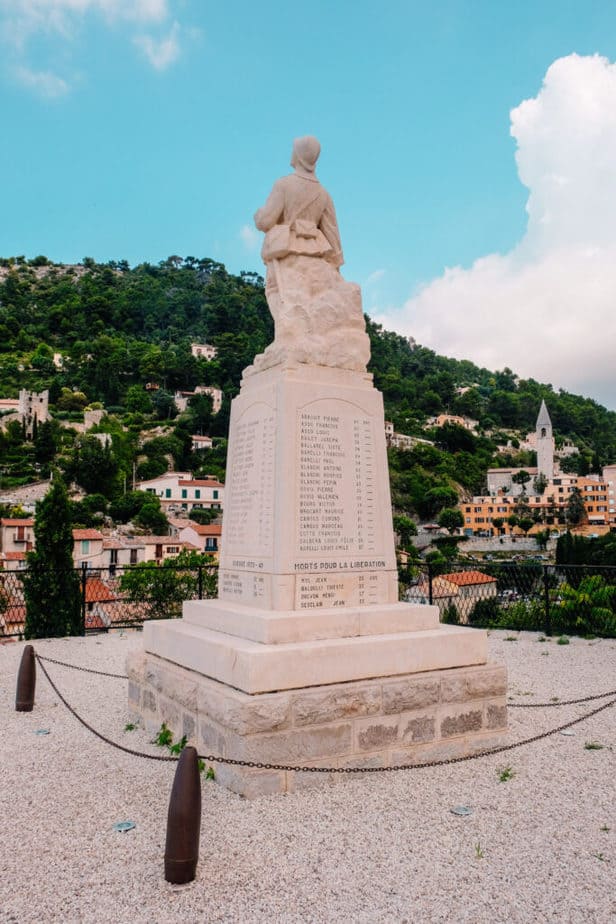 Monument aux Morts in Peille, France