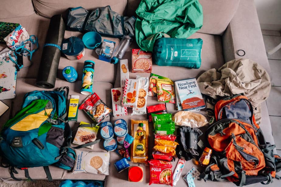 food to pack on a beginner camping trip