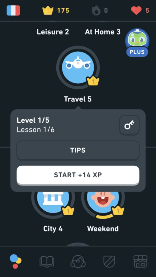 test out of skills on duolingo 
