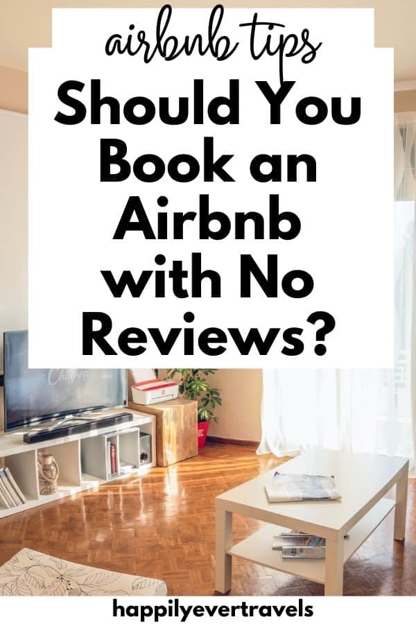 should you book an airbnb with no reviews