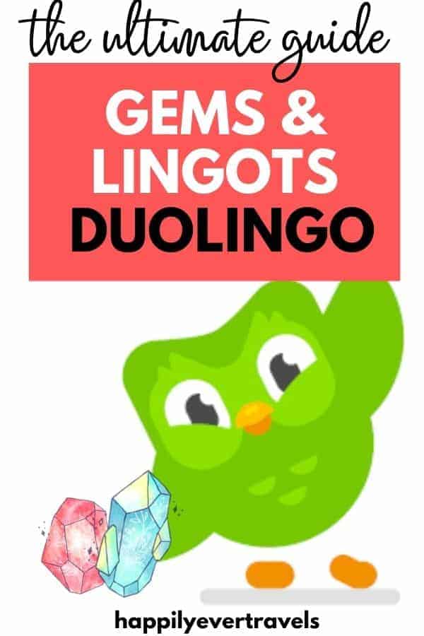 guide to gems and lingots duolingo