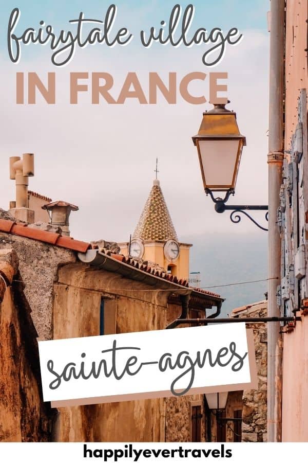 village sainte-agnes in france