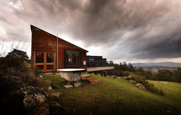 Container house rental Tasmania Airbnb