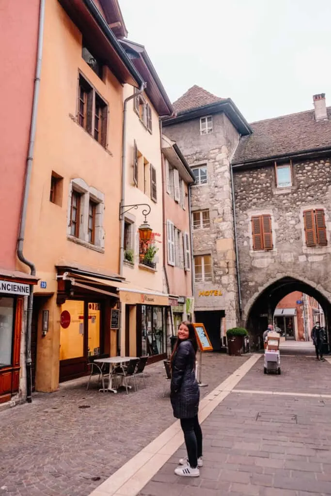 buildings in old Annecy