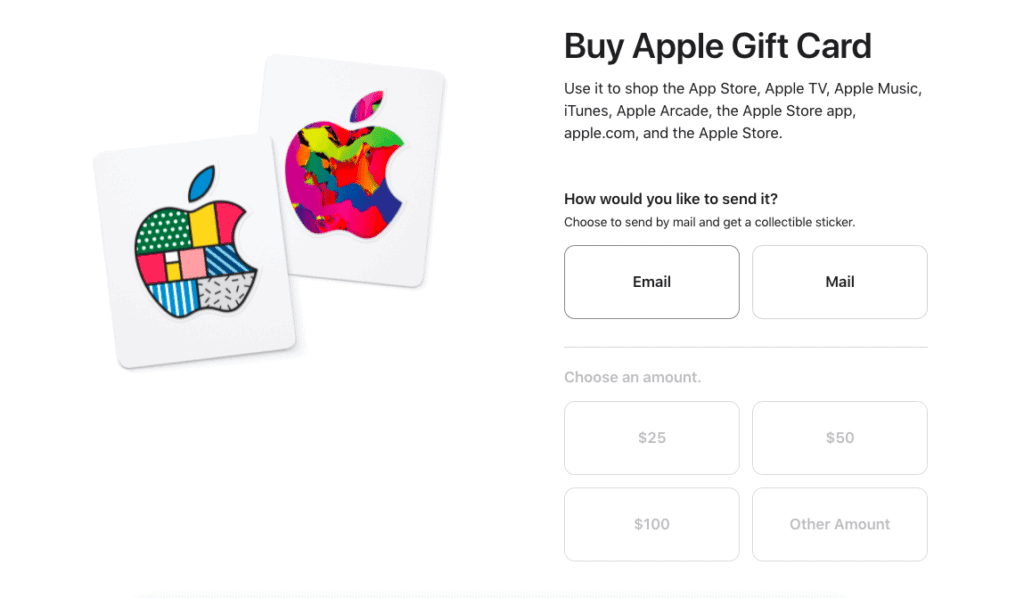 an apple gift card to buy duolingo plus