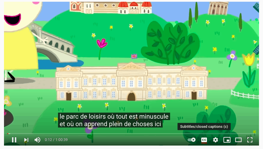 Peppa Pig in French