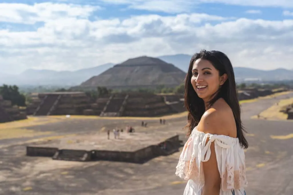 girl in Teotihuacan, Mexico