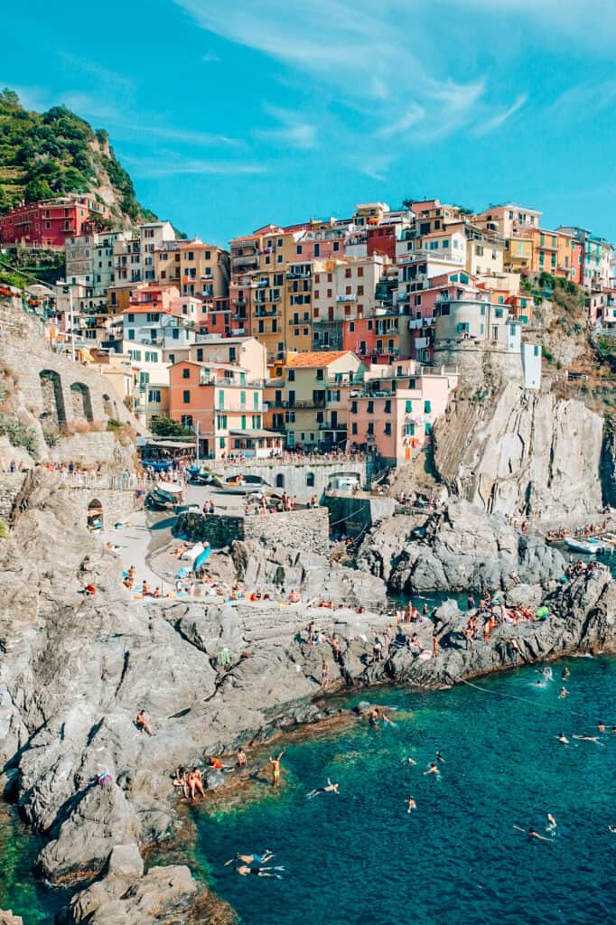 view of Cinque Terre, Italy