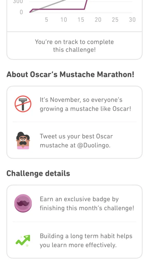 Duolingo exclusive monthly badge