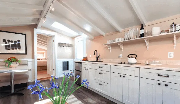 kitchen in Stinson Airbnb