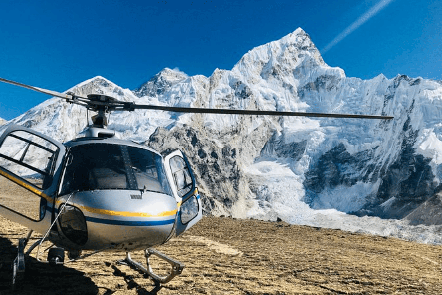 Everest base camp tour by helicopter