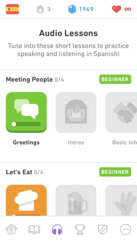 Duolingo Audio Lessons