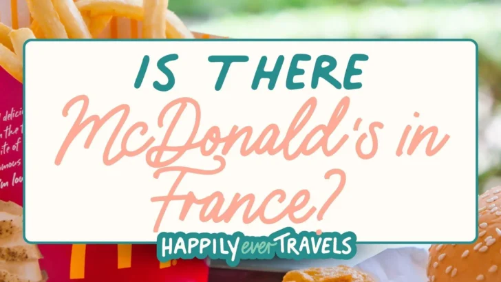 text says "Is There McDonald's in France?"