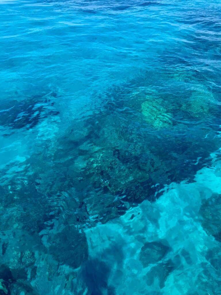 Clear water in Hawaii