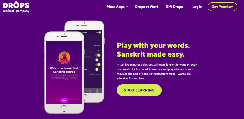 Sanskrit course on Drops