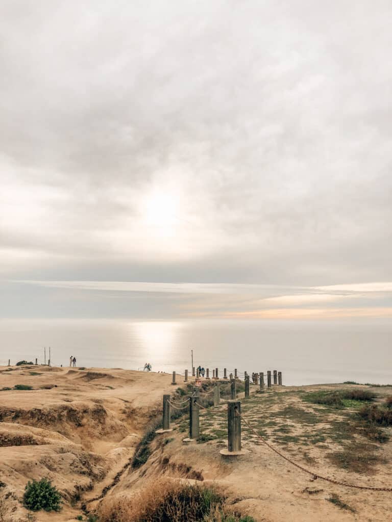 Cloudy Sunset at the Torrey Pines Glideport