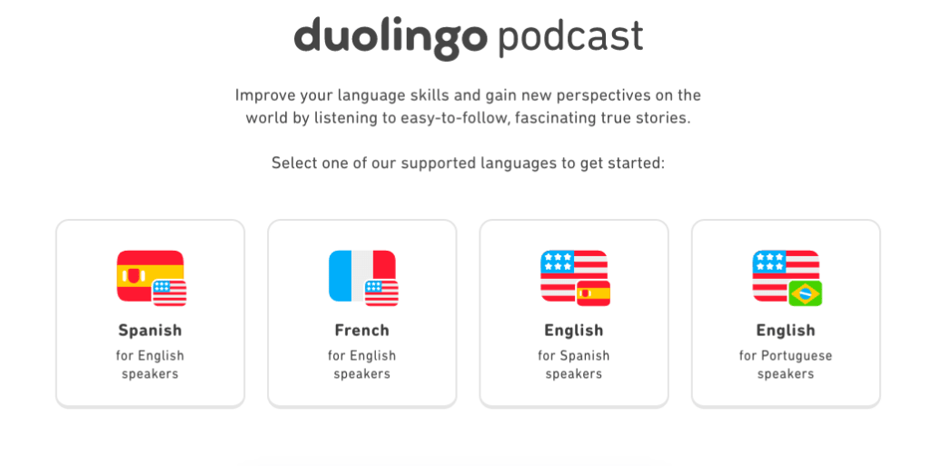 duolingo podcasts