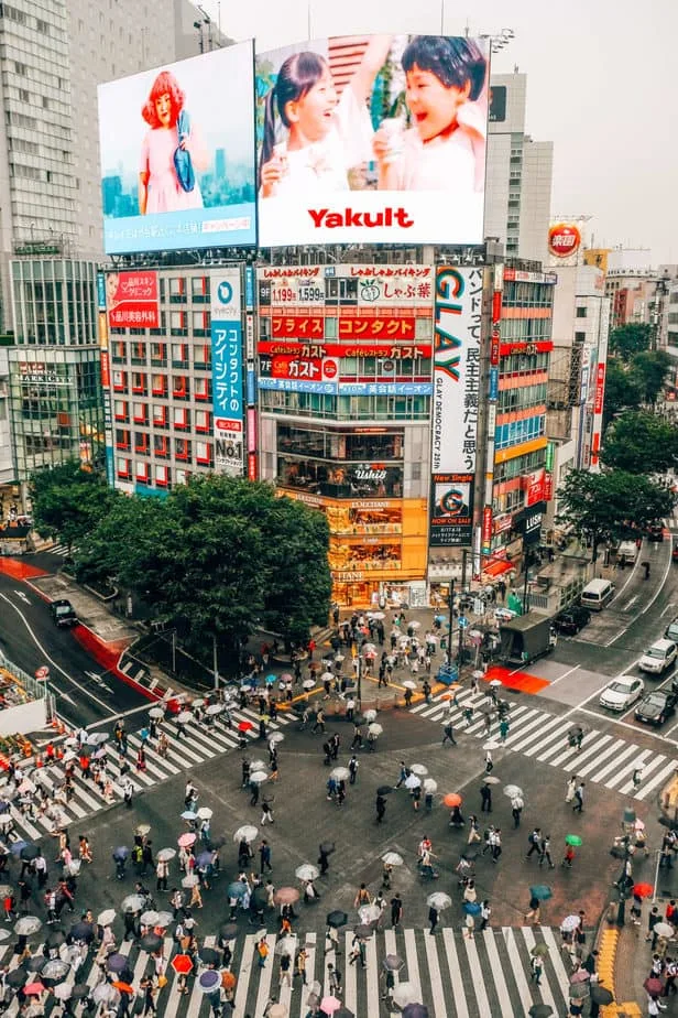 Shibuya Crosswalk in Tokyo, Japan